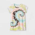 Grayson Mini Toddler Girls' Tie-dye French Terry Short Sleeve Dress