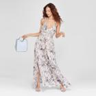 Women's Floral Print Maxi Dress - Love @ First Sight (juniors') Blush
