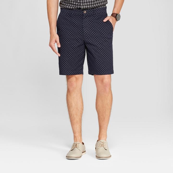 Men's 9 Linden Flat Front Chino Shorts - Goodfellow & Co Federal Blue