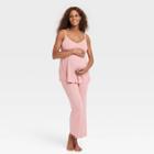 Drop Cup Nursing Maternity Pajama Set - Isabel Maternity By Ingrid & Isabel Pink