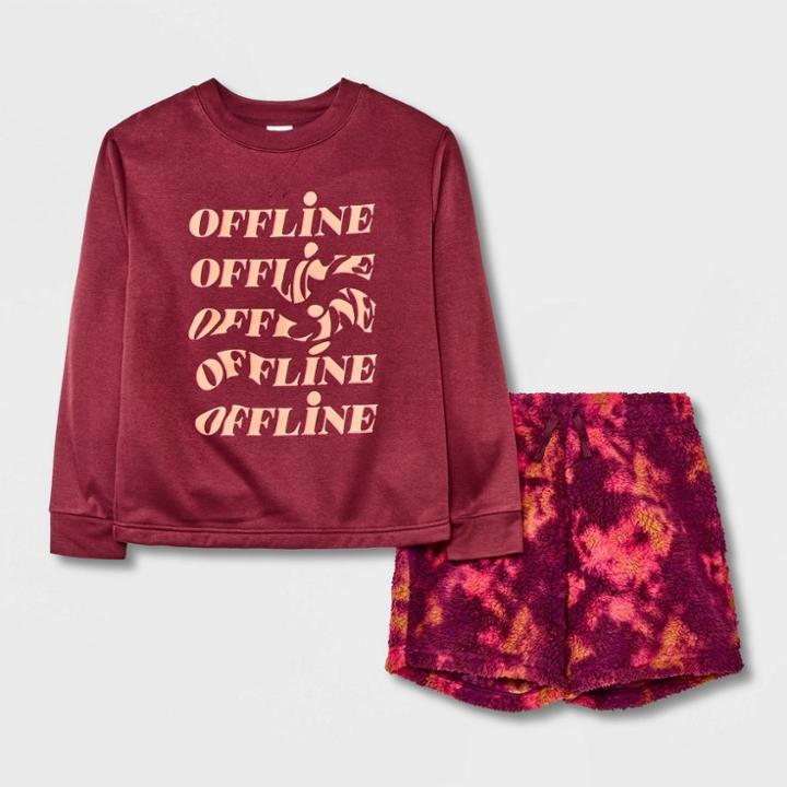 Boys' 2pc Pullover And Shorts Pajama Set - Art Class