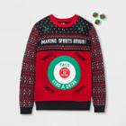 Mad Engine Men's Making Sprits Bright Graphic Sweatshirt - Black