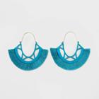 Sugarfix By Baublebar Playful Fringe Drop Earrings - Turquoise