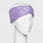 Women's Knit Crossover Cold Weather Headband - A New Day
