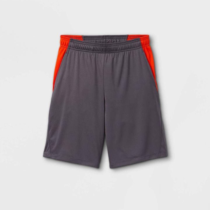 Boys' Training Shorts - All In Motion Dark Gray