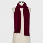 Women's Cashmere Scarf - A New Day Burgundy (red)