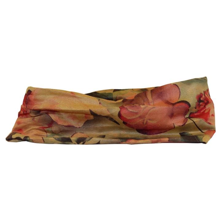 Target Pink Pewter Floral Microfiber Yoga Headband, Women's