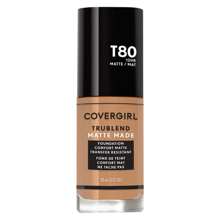 Covergirl Trublend Matte Made Foundation T80 Toasted Caramel