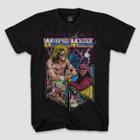 Men's Wwe Wrestle Mania Short Sleeve Graphic T-shirt - Black
