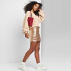 Women's Mid-rise Mini Skirt - Wild Fable Champagne 00, Women's, Pink