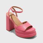 Women's Alessia Platform Heels - Wild Fable Vibrant Pink