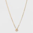 Target Caged Stone Short Necklace - A New Day Rose Gold