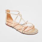 Target Women's Samina Wide Width Tubular Gladiator Sandal - A New Day Gold 5.5w,