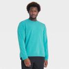 Men's Soft Gym Crewneck Sweatshirt - All In Motion Turquoise