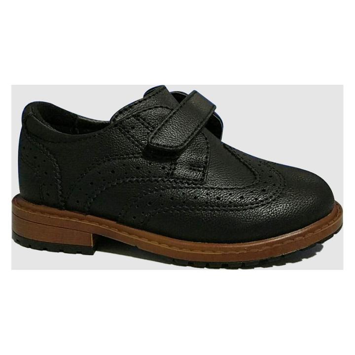 Toddler Boys' Wing Tipped Oxfords - Cat & Jack Black