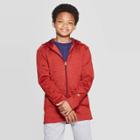 Boys' Textured Tech Fleece Full Zip Hoodie - C9 Champion Burgundy (red)