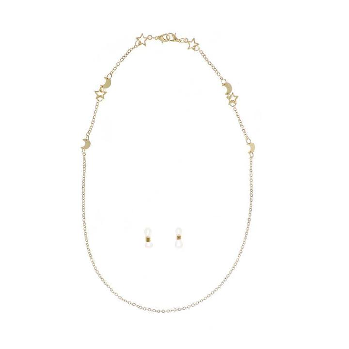 Adult Multi-use Moon And Stars Chain Lanyard - Wild Fable Gold