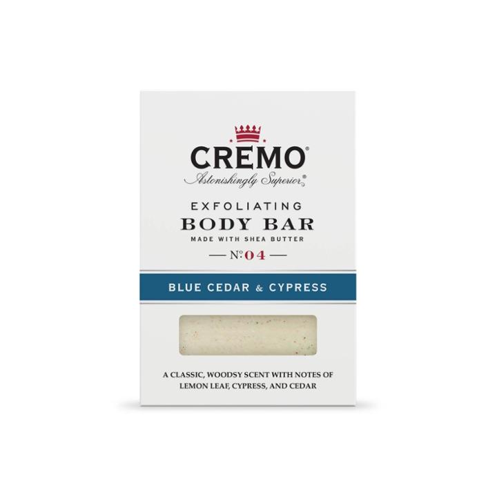 Cremo Body Bar Soap - Blue Cedar And Cypress