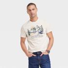 Men's Standard Fit Lightweight Crew Neck Short Sleeve T-shirt - Goodfellow & Co Off-white