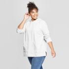 Women's Plus Size Hoodie Sweatshirt - Ava & Viv Light Heather Gray