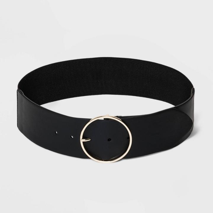 Women's Wide Belts - A New Day Black