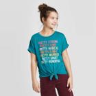 Petitegirls' Short Sleeve Graphic T-shirt - Art Class Blue S, Girl's,