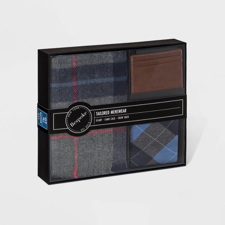 Bespoke 2112 Men's Dapper Gifting Travel Accessory Set - Blue, Men's,