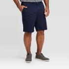 Men's Big & Tall 10.5 Flat Front Shorts - Goodfellow & Co Blue