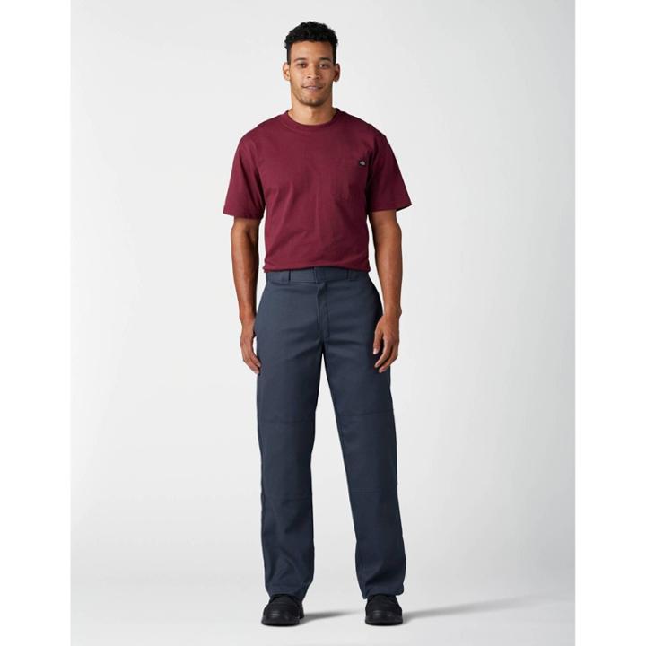 Dickies Men's Flex Loose Fit Double Knee Work Pants - Navy