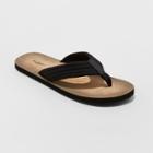Men's Remington Flip Flop Sandals - Goodfellow & Co Black Xl(13),