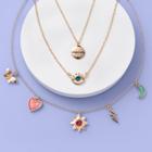 More Than Magic Girls' 3pk Charms And Lobster Necklace Set - More Than