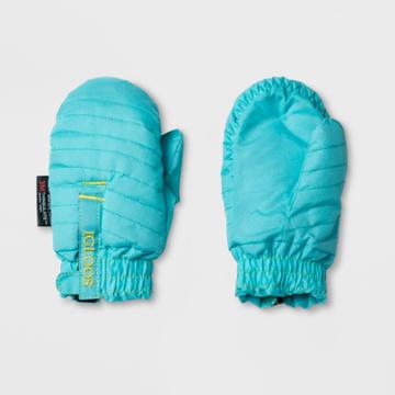 Mittens Igloos Bright Blue Solid,