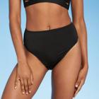 Kona Sol Women's High Leg Medium Coverage High Waist Bikini Bottom - Kona
