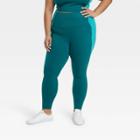 Women's Plus Size Brushed Sculpt High-rise Leggings - All In Motion Navy