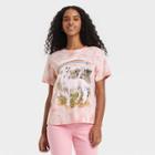 Doe. Women's Enchanted Forest Unicorn Short Sleeve Graphic T-shirt - Pink