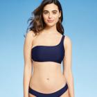 Women's Asymmetrical One Shoulder Bikini Top - Kona Sol Oxford Blue