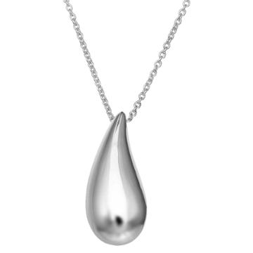 Treasure Lockets Teardrop Pendant In Sterling Silver -