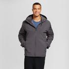 Men's Big & Tall Hooded Softshell Jacket - C9 Champion Railroad Gray Xxxl