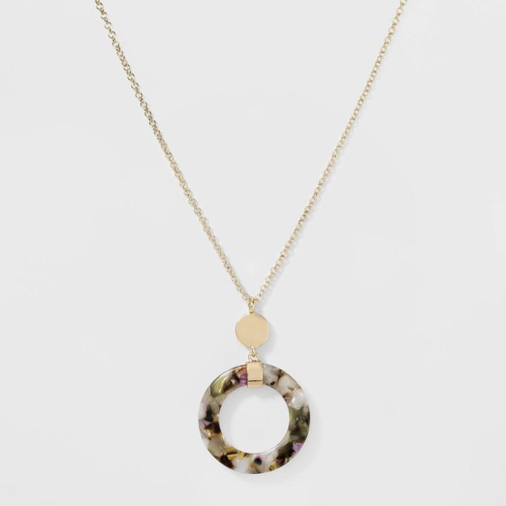 Multi Resin Necklace - A New Day,