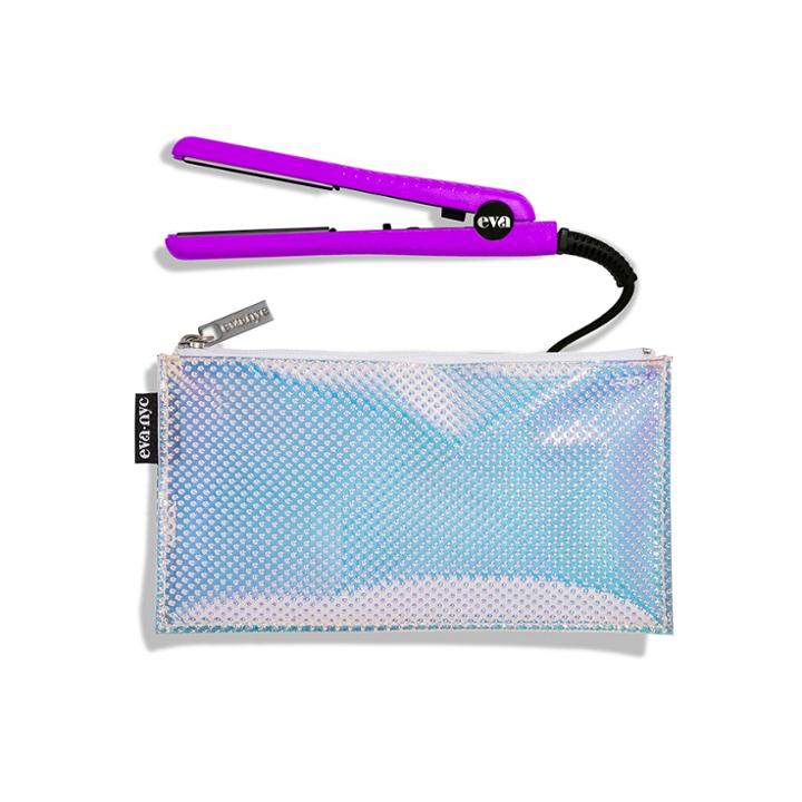 Target Eva Nyc Mini Healthy Heat Ceramic Styling Iron - 1/2, Aloha Orchid