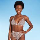 Women's Triangle Bikini Top - Shade & Shore Animal Print D/dd Cup