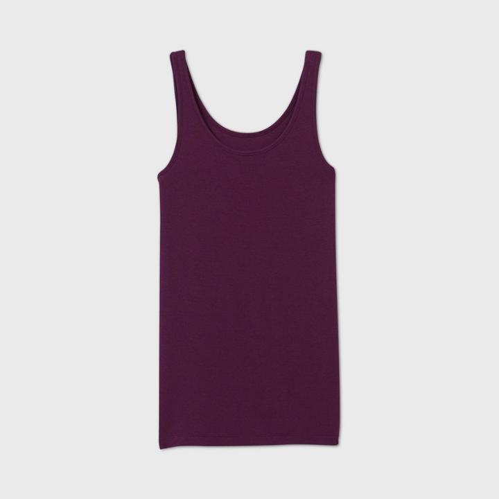 Women's Any Day Tank Top - A New Day Dark Purple