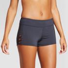 Women's Strappy Side Swim Shorts - Slate Gray - Xs - Mossimo, Alum Gray