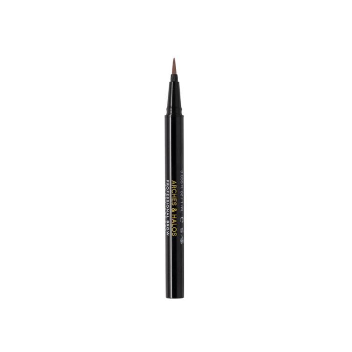 Arches & Halos New Fine Bristle Tip Pen - Dark Brown