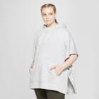 Women's Plus-size Poncho - C9 Champion Heather Grey