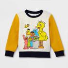 Toddler Boys' Sesame Street Sweatshirt - Gray/yellow/black