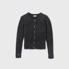 Girls' Dressy Eyelash Cardigan - Cat & Jack Black