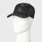 Men's Camo Print Baseball Hat - Original Use Black