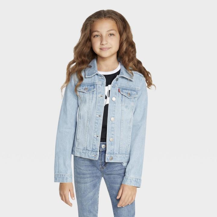 Levi's Girls' Trucker Jeans Jacket - Light Wash