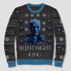 Men's Game Of Thrones Silent Night King Pullover Sweater - Black
